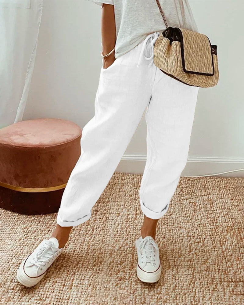 Flairé™ - Anti-Sweat Luxe Linen Pants