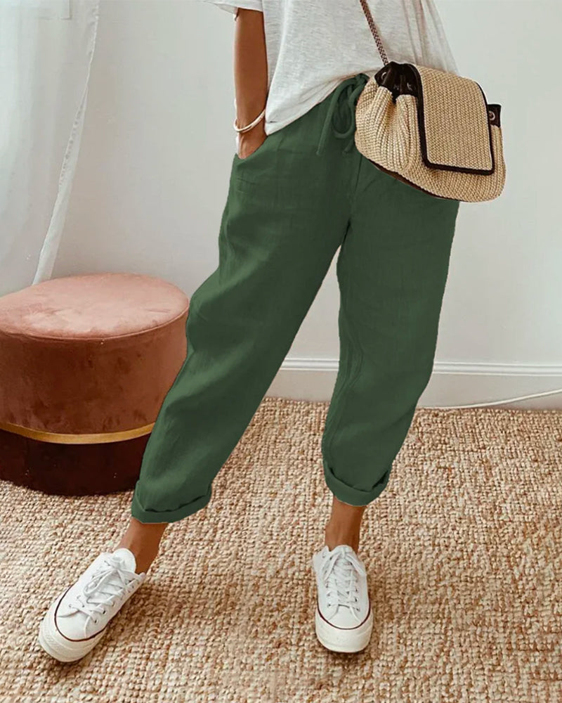 Flairé™ - Anti-Sweat Luxe Linen Pants