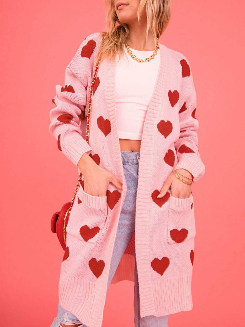 Heart Knit Cardigan