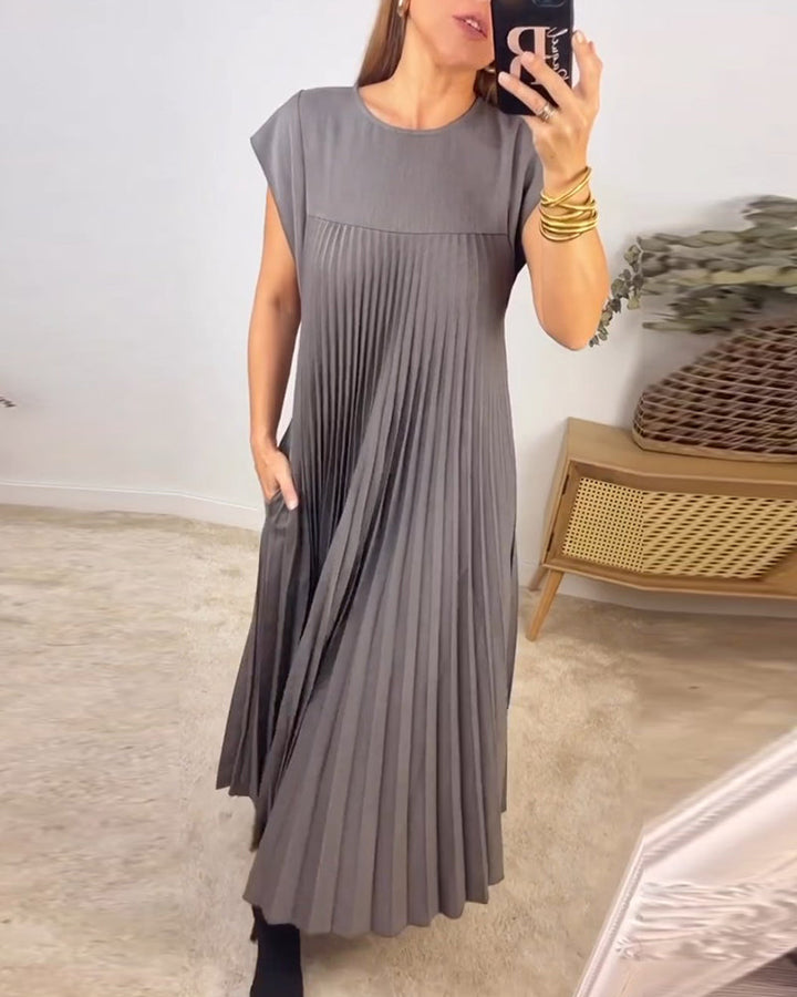 Ophelia - Pleated Maxi Dress