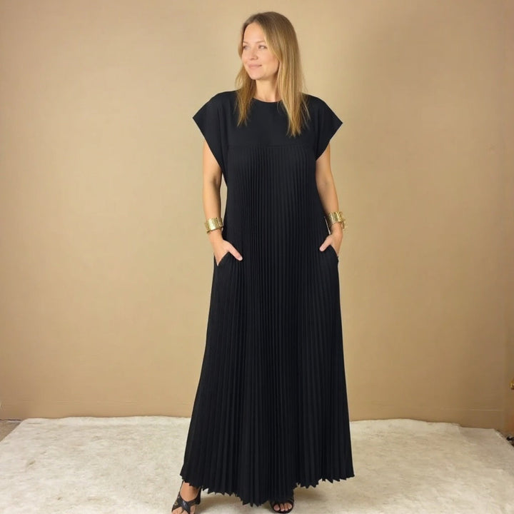 Ophelia - Pleated Maxi Dress