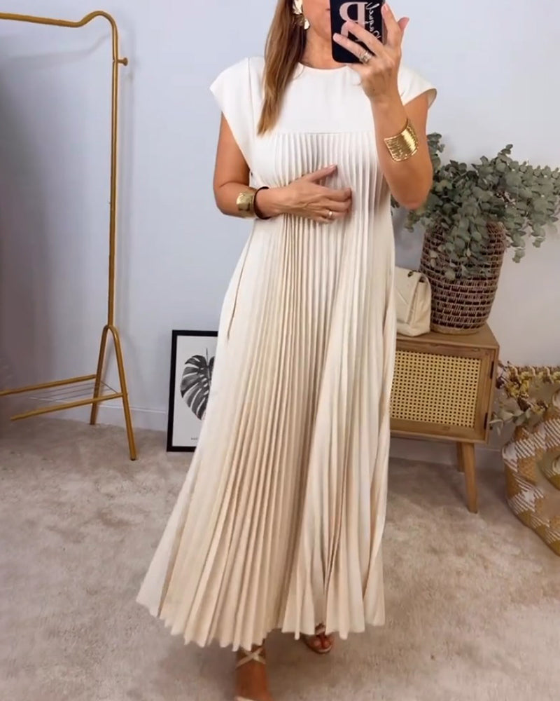 Ophelia - Pleated Maxi Dress