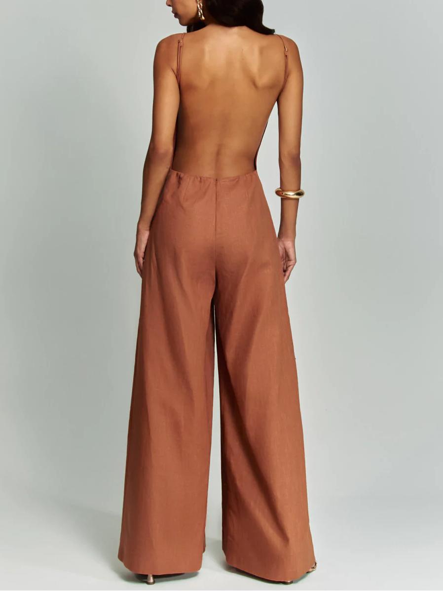 Brown Osher Jumpsuit Radiante