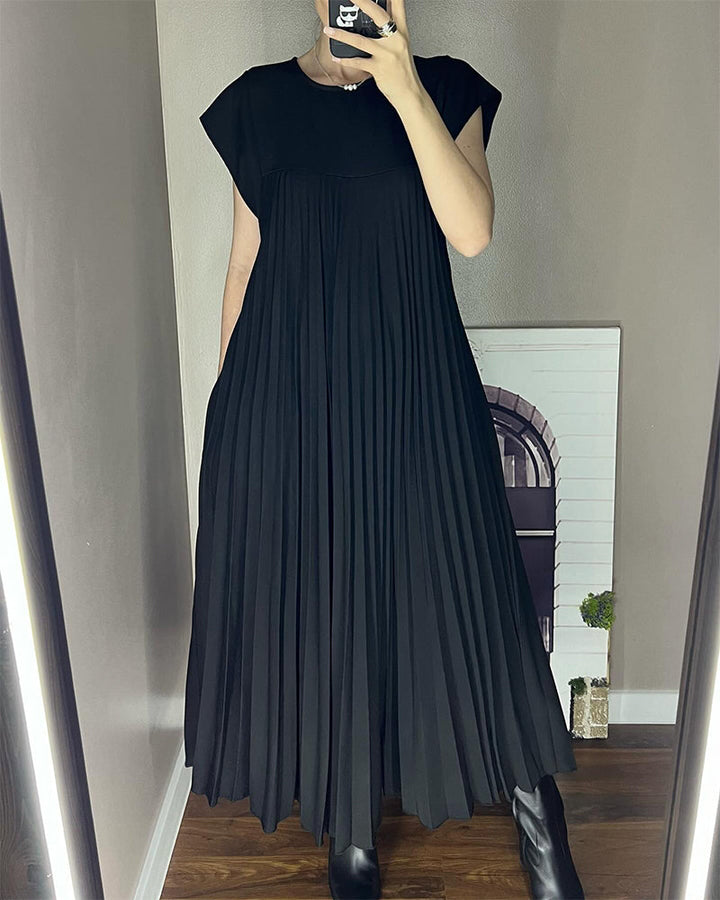 Ophelia - Pleated Maxi Dress