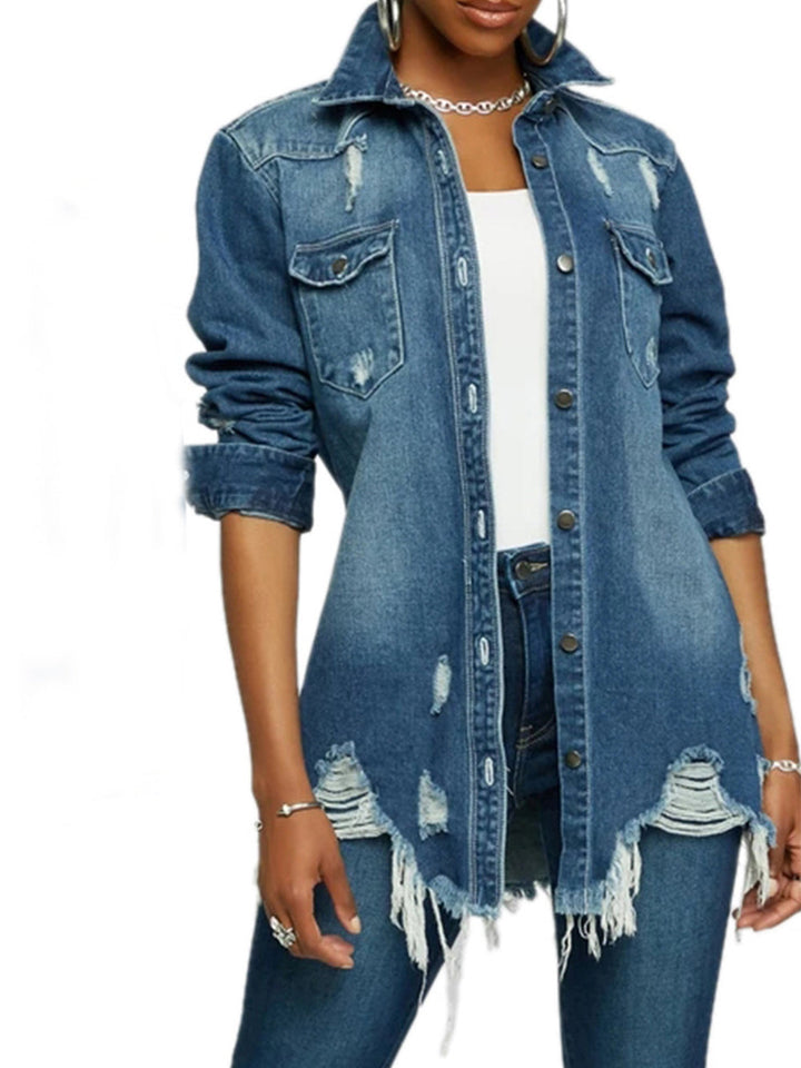 Sexy fashion women's denim jacket