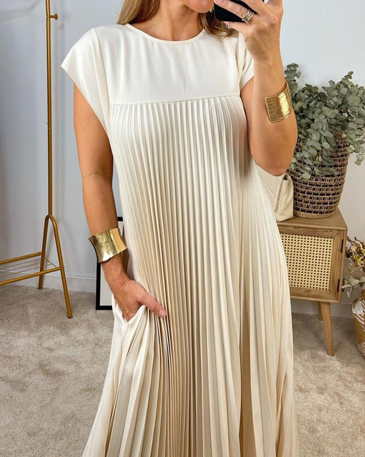 Ophelia - Pleated Maxi Dress