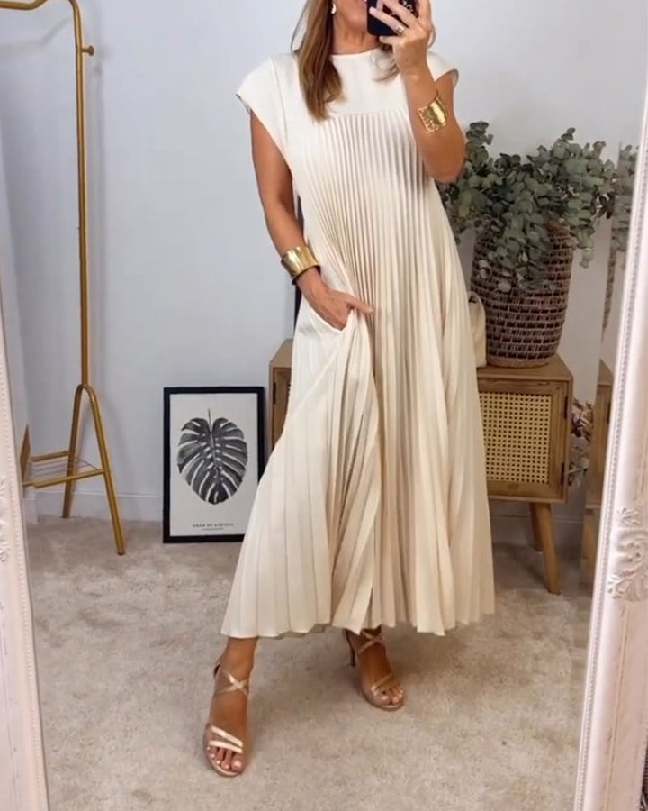 Ophelia - Pleated Maxi Dress